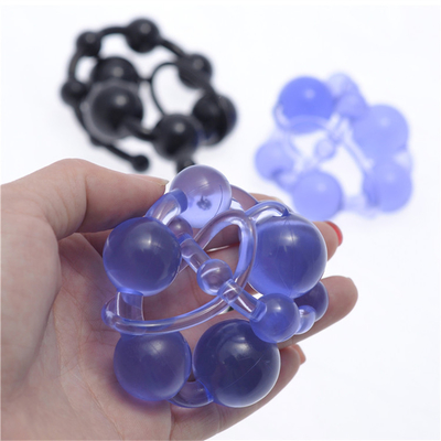 Le sexe anal de prise de bout de silicone joue les jouets anaux de silicone mou