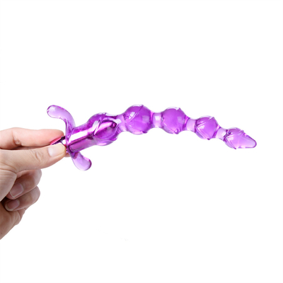 Jouets adultes anaux de perles de vibrateur de prostate de prise anale molle anale de massage pour des femmes