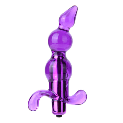 Jouets adultes anaux de perles de vibrateur de prostate de prise anale molle anale de massage pour des femmes