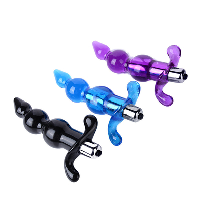 Jouets adultes anaux de perles de vibrateur de prostate de prise anale molle anale de massage pour des femmes