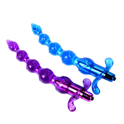 Jouets adultes anaux de perles de vibrateur de prostate de prise anale molle anale de massage pour des femmes