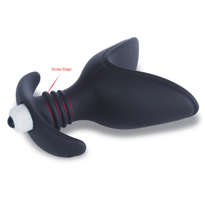 Prise anale spéciale anale de silicone avec les balles vibrantes