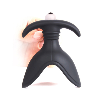 Prise anale spéciale anale de silicone avec les balles vibrantes