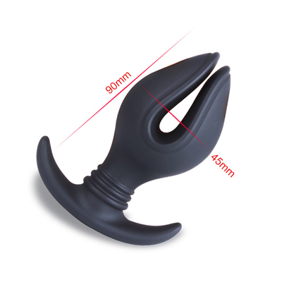 Prise anale spéciale anale de silicone avec les balles vibrantes