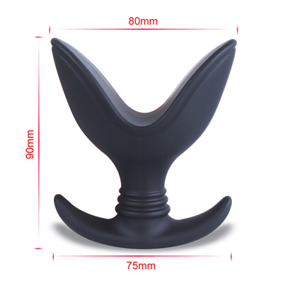 Prise anale spéciale anale de silicone avec les balles vibrantes