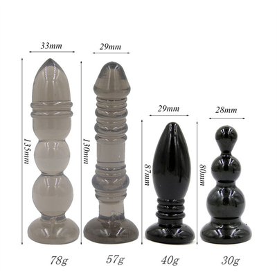 Augmentez les jouets anaux de silicone mou