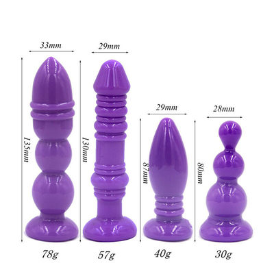 Augmentez les jouets anaux de silicone mou