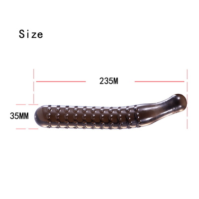 Jouets anaux de sexe de Massager de clitoris de vagin de prise de vente de godemichés en cristal chauds de légume fruit pour la masturbation femelle