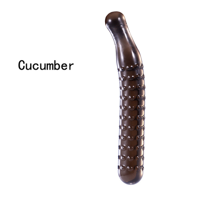 Jouets anaux de sexe de Massager de clitoris de vagin de prise de vente de godemichés en cristal chauds de légume fruit pour la masturbation femelle