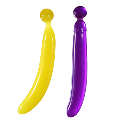 Jouets anaux de sexe de Massager de clitoris de vagin de prise de vente de godemichés en cristal chauds de légume fruit pour la masturbation femelle