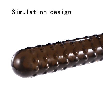 Jouets anaux de sexe de Massager de clitoris de vagin de prise de vente de godemichés en cristal chauds de légume fruit pour la masturbation femelle