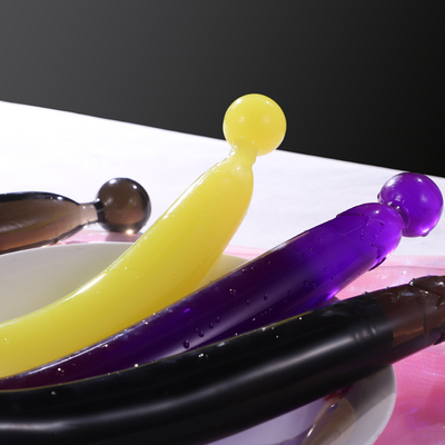 Jouets anaux de sexe de Massager de clitoris de vagin de prise de vente de godemichés en cristal chauds de légume fruit pour la masturbation femelle