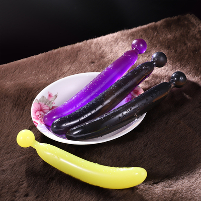 Jouets anaux de sexe de Massager de clitoris de vagin de prise de vente de godemichés en cristal chauds de légume fruit pour la masturbation femelle