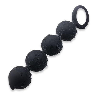 Grandes boules anales pour les perles anales de grand de bout d'hommes de femme silicone de prise avec l'anneau de traction