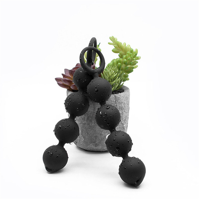 Grandes boules anales pour les perles anales de grand de bout d'hommes de femme silicone de prise avec l'anneau de traction