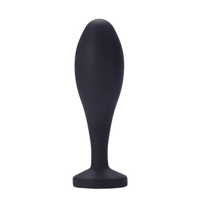 Les jouets de expédition de sodomie de silicone de baisse arrosent l'ensemble anal de prise de Massager de conception de baisse de prise anale noire de bout
