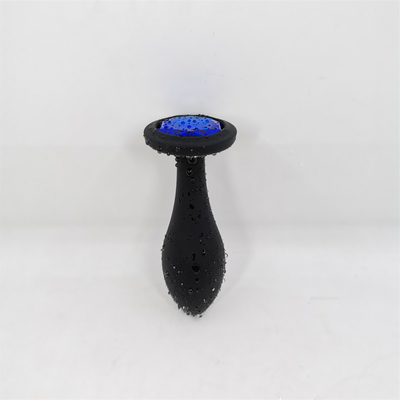 Les jouets de expédition de sodomie de silicone de baisse arrosent l'ensemble anal de prise de Massager de conception de baisse de prise anale noire de bout