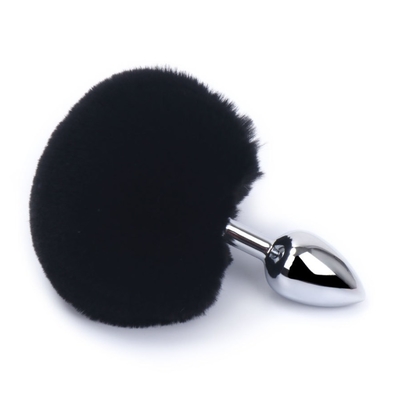 Des jouets sexuels en métal de couleurs variées Plug anal avec queue de lapin