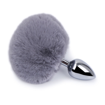 Des jouets sexuels en métal de couleurs variées Plug anal avec queue de lapin
