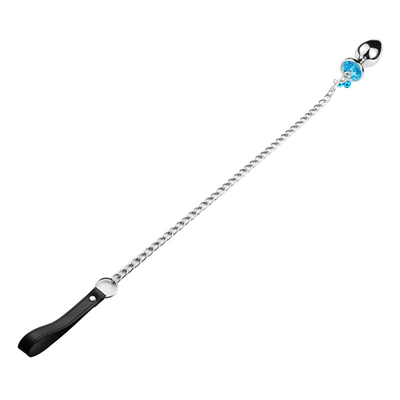 Jouets sexuels anaux Plug Butt en acier inoxydable Crystal 3pcs Set métallique Plug anal avec cloche