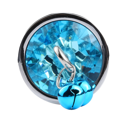 Jouets sexuels anaux Plug Butt en acier inoxydable Crystal 3pcs Set métallique Plug anal avec cloche