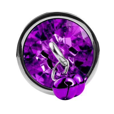 Jouets sexuels anaux Plug Butt en acier inoxydable Crystal 3pcs Set métallique Plug anal avec cloche