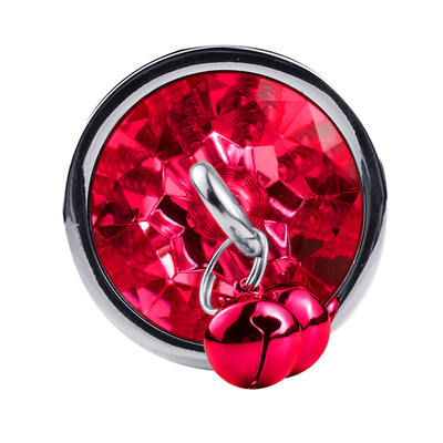 Jouets sexuels anaux Plug Butt en acier inoxydable Crystal 3pcs Set métallique Plug anal avec cloche