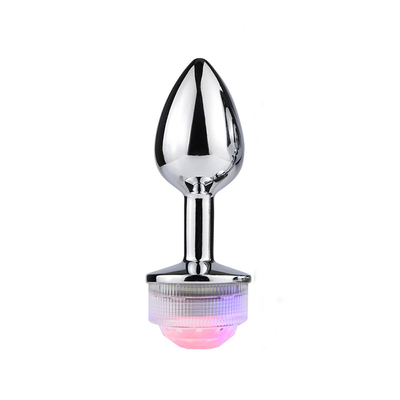 Changement de couleur de l'anus élargissement du cul anal Plug avec télécommande anal Light Up Plug anal Plug avec lumières LED
