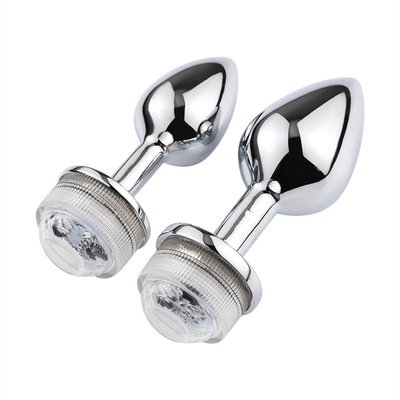Changement de couleur de l'anus élargissement du cul anal Plug avec télécommande anal Light Up Plug anal Plug avec lumières LED