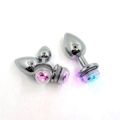 Changement de couleur de l'anus élargissement du cul anal Plug avec télécommande anal Light Up Plug anal Plug avec lumières LED