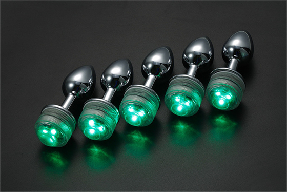 Changement de couleur de l'anus élargissement du cul anal Plug avec télécommande anal Light Up Plug anal Plug avec lumières LED