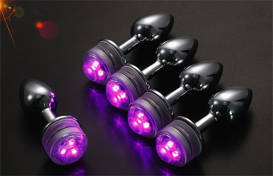 Changement de couleur de l'anus élargissement du cul anal Plug avec télécommande anal Light Up Plug anal Plug avec lumières LED