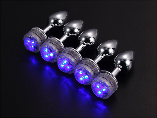 Changement de couleur de l'anus élargissement du cul anal Plug avec télécommande anal Light Up Plug anal Plug avec lumières LED
