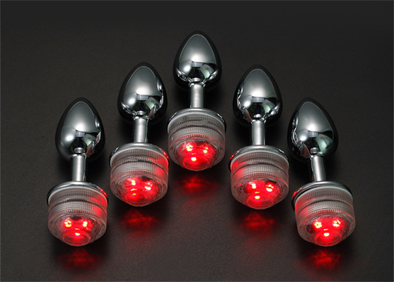 Changement de couleur de l'anus élargissement du cul anal Plug avec télécommande anal Light Up Plug anal Plug avec lumières LED