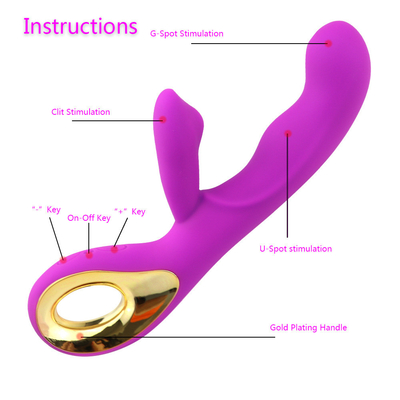 Stimulateur du clitoris rechargeable à 10 vitesses Jouet sexuel pour adultes
