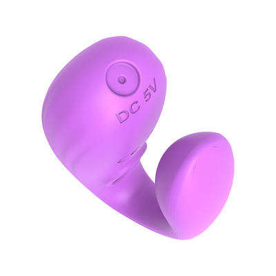Masseur anal et clitoridien en silicone médical en forme de U