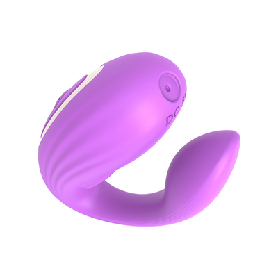 Masseur anal et clitoridien en silicone médical en forme de U