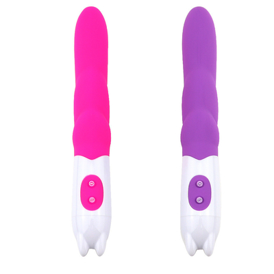 6 vitesses Vibrateur de silicone Jouet sexuel avec batterie Power Power Vibrateur de gode pour femme