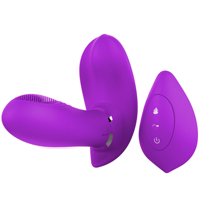 Produits érotiques pour adultes chauds Vibrateur chauffant avec télécommande Vibrateur portable pour femme