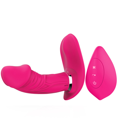 Pôle G Papillon Invisible Vibration Dildos rotatifs sous-vêtements Stimulateur du clitoris Dildos vibrateurs pour femmes