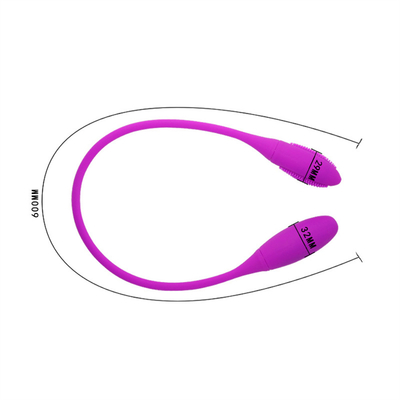 Vibrateur anal double 6 vitesses Vibrateur à point G œufs Vibrateur clitoridien rechargeable pour couple