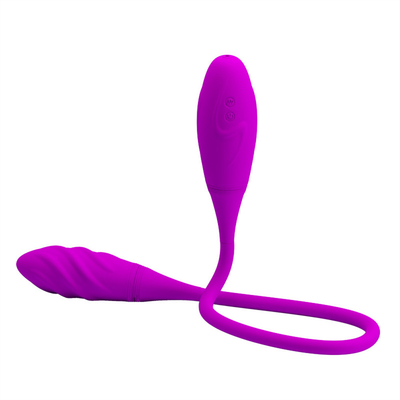 Vibrateur anal double 6 vitesses Vibrateur à point G œufs Vibrateur clitoridien rechargeable pour couple