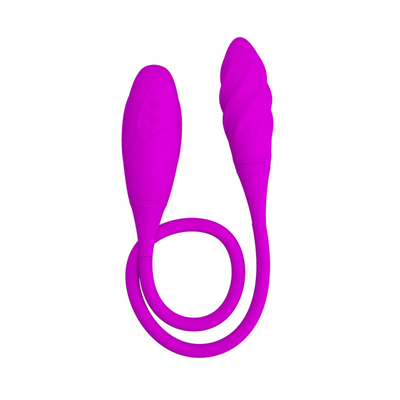 Vibrateur anal double 6 vitesses Vibrateur à point G œufs Vibrateur clitoridien rechargeable pour couple