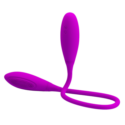 Vibrateur anal double 6 vitesses Vibrateur à point G œufs Vibrateur clitoridien rechargeable pour couple