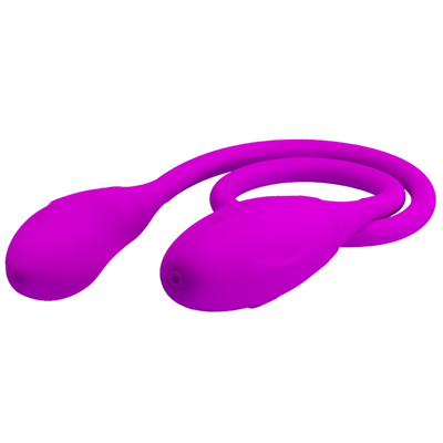 Vibrateur anal double 6 vitesses Vibrateur à point G œufs Vibrateur clitoridien rechargeable pour couple