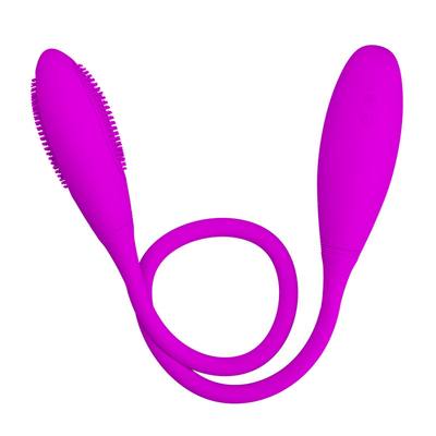 Vibrateur anal double 6 vitesses Vibrateur à point G œufs Vibrateur clitoridien rechargeable pour couple