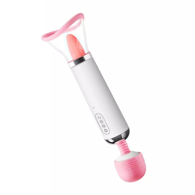 Double Heed AV Bande Lissage de la langue Vibrator d' aspiration Vibrator de massage vaginal de masturbation féminine