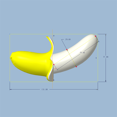 Jouets sexuels pour adultes en forme de banane Vibrator pour lécher le vagin du point G pour femme Jouet de banane sexy Vibrator stimulateur Vibrator