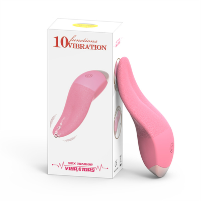 Vibrateur de la langue de nouveau design lécher masseur de point G Vibrateur du clitoris Vibrateur du clitoris femmes Masturbateur Vibrateur en forme de langue