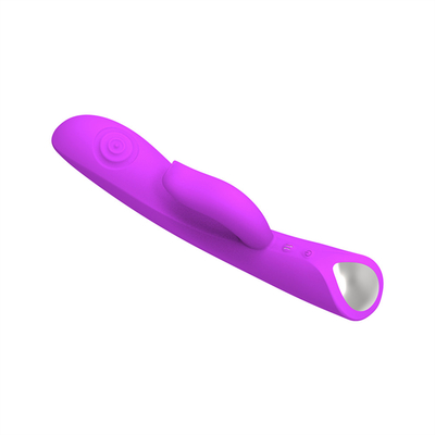 Vibrators à recharge secrète chaude avec fonction de double tapage latéral Végina G Spot Rabbit Vibrator Jouet sexuel adulte pour femmes